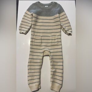 Gap Baby Brannan Stripe One-Piece Romper Size: 18–24 Months
